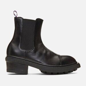 Eytys Nikita Leather Chelsea Boots 40 M 7.5 W 9 Unisex Black $370